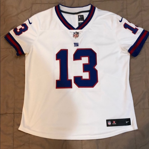 NY Giants OBJ #13 Womens Color Rush Jersey - Picture 3 of 8